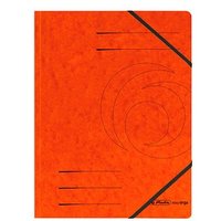 5 herlitz Eckspanner easy orga DIN A4 orange von Herlitz