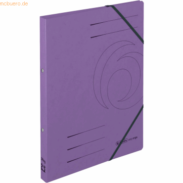 5 x Herlitz Ringhefter A4 Karton violett von Herlitz