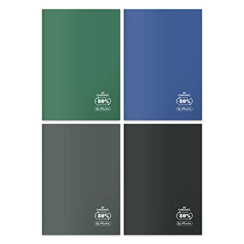 Herlitz Schulheft A5 kariert 60 Blatt ECO PP | Softcover | Brulion Notizblock Skizzenbuch | Zum Schreiben der Kalligraphie Schule Studium Arbeit Schüler | Universal | Ocean Colors von Herlitz