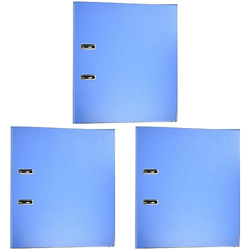 Herlitz 10200293 Ordner maX.file protect (A4, 5 cm, mit Einsteckrückenschild) acqua (Packung mit 3) von Herlitz