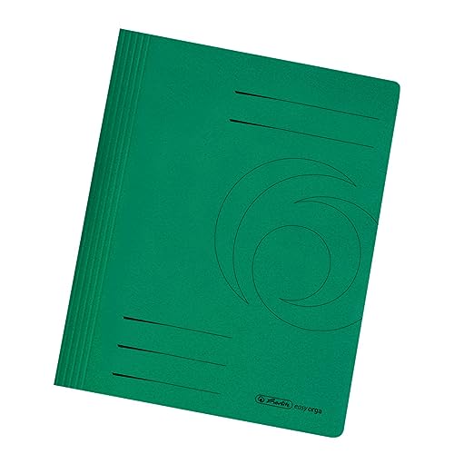 Herlitz 10902542 Schnellhefter, DIN A4, PP-Folie Grün von Herlitz