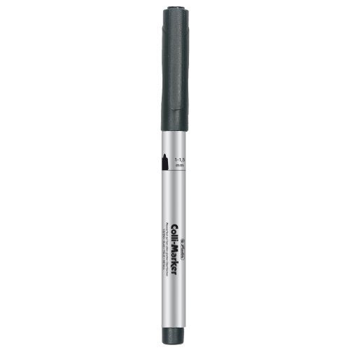 Herlitz 10911550 Colli Marker 1 - 1,5 mm schwarz 10er wasserfest, permanent von Herlitz