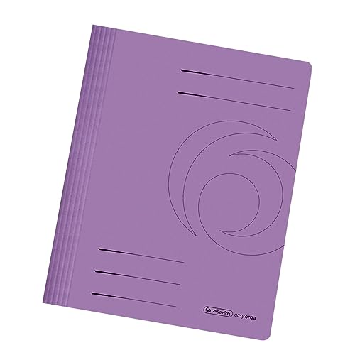 Herlitz 11036944 Schnellhefter A4 aus Karton gefaltet in violett von Herlitz