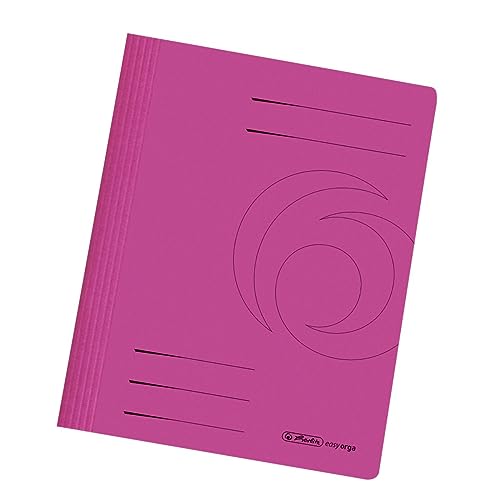 Herlitz 11037124 Schnellhefter A4 aus Karton gefaltet in pink von Herlitz