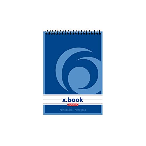 Herlitz 110619 Spiralnotizblock A6, 50 Blatt 10 Stück von Herlitz