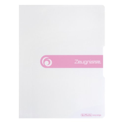 Herlitz 11208386 Sichtbuch PP A4/20 Zeugnisse weiß von Herlitz