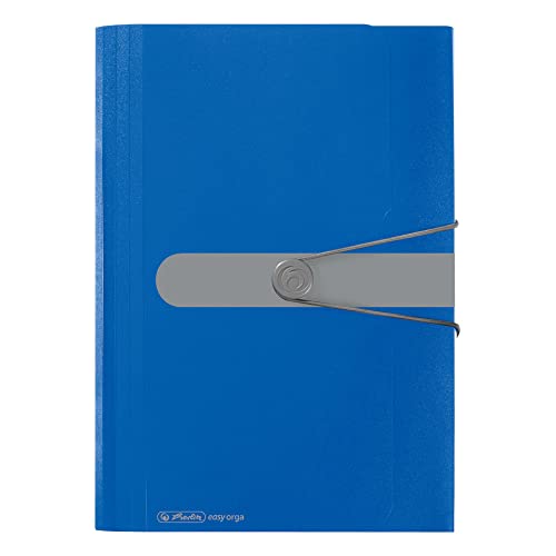 Herlitz 11208402 Fächermappe A4 PP, Blau, 12 Fächer von Herlitz