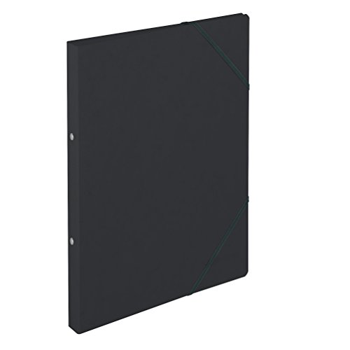 Herlitz 11254398 Aktenordner aus Karton, Schwarz, A4, Hochformat, 2,5 cm, 1,4 cm von Herlitz