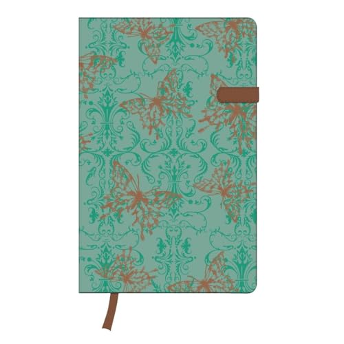 Herlitz 11369386 Notizbuch my.book Lady, Butterfly, mit Magnetverschluß, A5, 96 Blatt liniert von Herlitz