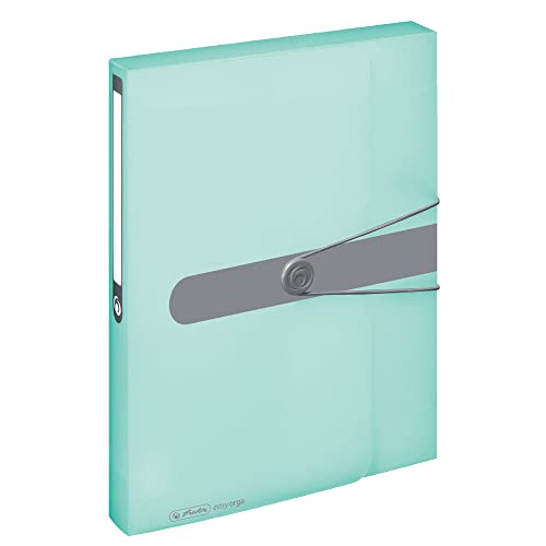 Herlitz 11409000 Sammelbox, A4, PP-Folie minze, transparent von Herlitz