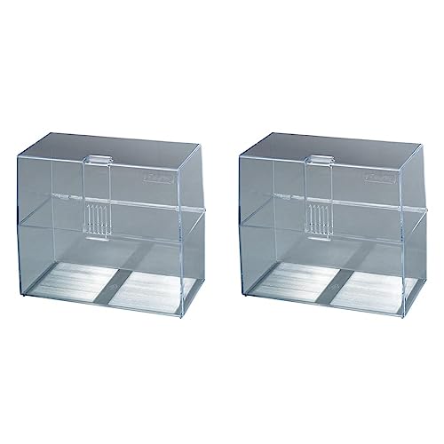 Herlitz 1906023 Karteikasten A6 leer transparent (Packung mit 2) von Herlitz