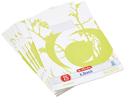 Herlitz 3352507 Hefte A4/16 UWS Lineatur 25 (liniert mit Rand) 10er Packung Motive von Herlitz