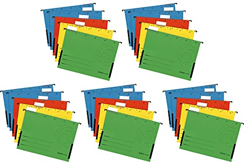 Herlitz 5874755 Hängetasche farbig sortiert 5er Packung (Farbig sortiert, 5x 5er Pack (Tasche)) von Herlitz