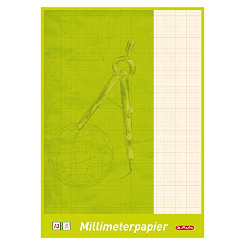 Herlitz 690305 Millimeterblock A3, 20 Blatt von Herlitz