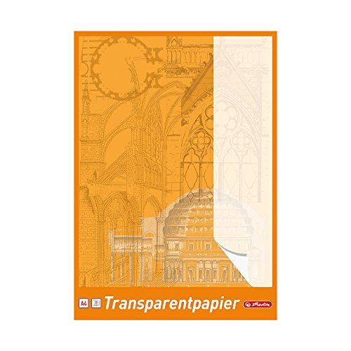 Herlitz 696401 Transparentpapierblock A4, 30 Blatt von Herlitz