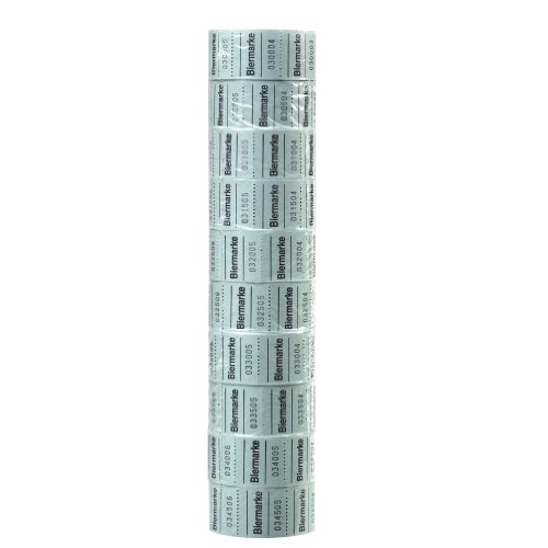 Herlitz 791814 Biermarke, 10x500 Abrisse, 30x30mm, (5 Farben sortiert) von Herlitz