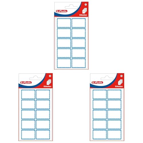 Herlitz 837039 Tiefkühletikett 32 x 24 mm, selbstklebend, 50 Stück (Packung mit 3) von Herlitz