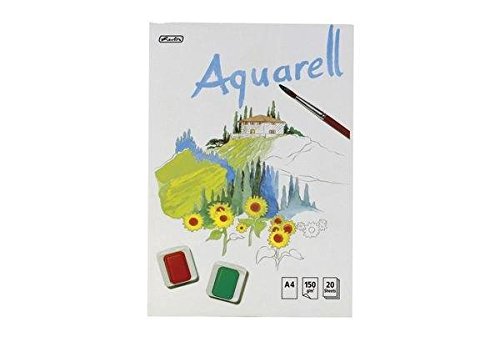 Herlitz Aquarellblock 00495457 A4 20 Bl. 5er Sparpack von Herlitz