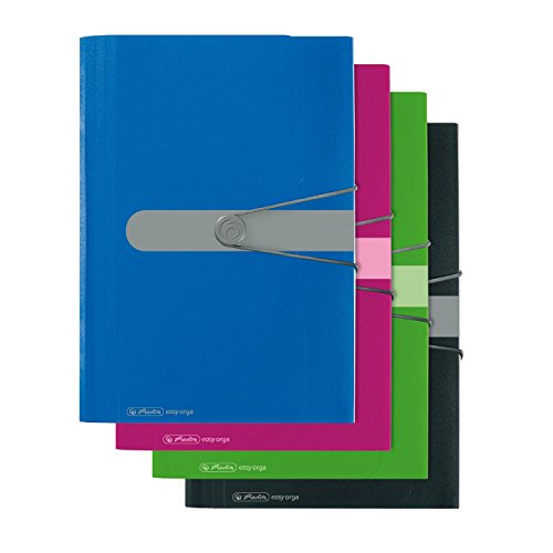 Herlitz – Ordner für Dokumente, A4, PP, 12 Fächer Alle 4 Farben von Herlitz