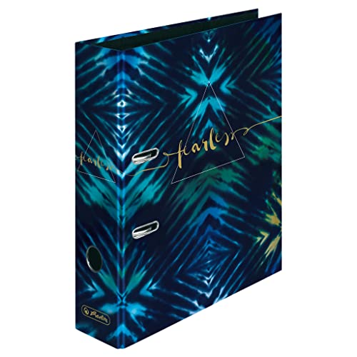 herlitz Ordner A4, 8cm, Motiv: New Batik Fearless, 1 Stück von Herlitz