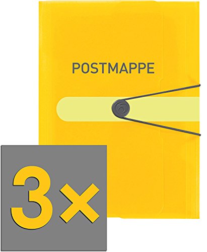 Herlitz Post Einschlagmappe (3 Mappen, Polypropylen) von Herlitz