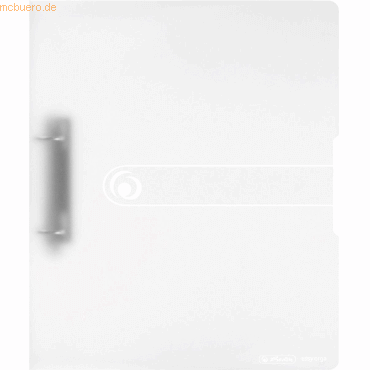 Herlitz Ringbuch A4 2 Ringe PP 25mm transparent to go von Herlitz