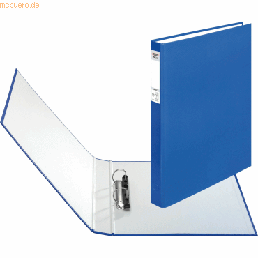 Herlitz Ringbuch A4 PP 2 Ringe blau von Herlitz