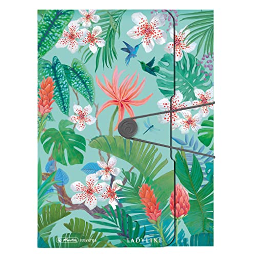 herlitz Sammelbox A4, PP, Motiv: Ladylike Jungle, 1 Stück von Herlitz