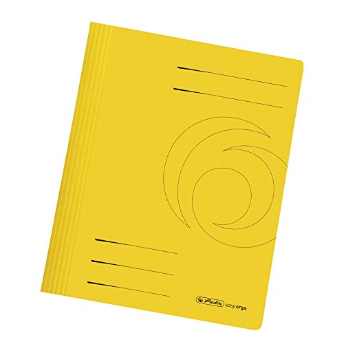 Herlitz Schnellhefter A4 Karton, gefaltet, gelb intensiv, 25 Stück Herlitz Schnellhefter A4 Karton, gefaltet, gelb intensiv, 25 Stück von Herlitz