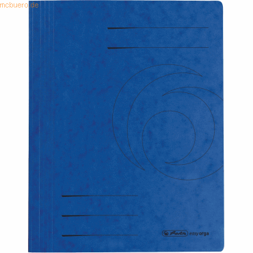 Herlitz Schnellhefter A4 Karton 355g/qm blau von Herlitz