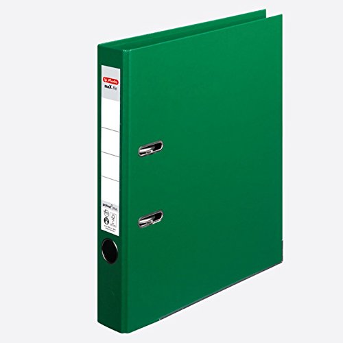 Ordner A4 5cm maX.file grün HERLITZ 10834760 protect plus von Herlitz