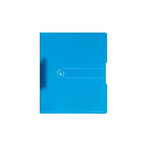 Ringbuch A4 PP 2-Ring 3,8cm transparent blau easy orga to go von Herlitz