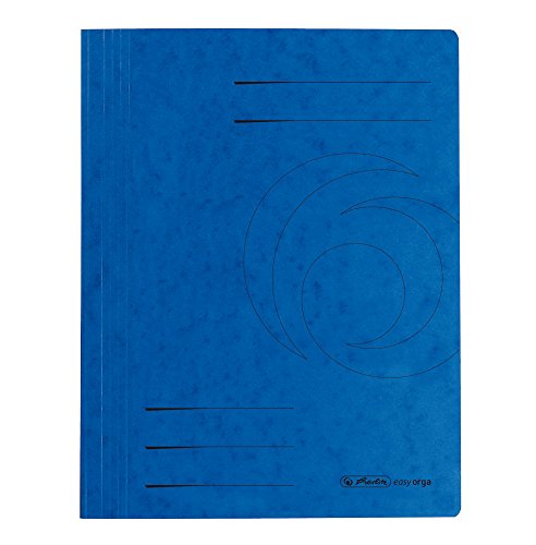 herlitz 10902880 Schnellhefter A4 "Quality", blau, kaufmännische- und Behördenheftung, 25 Stück von Herlitz