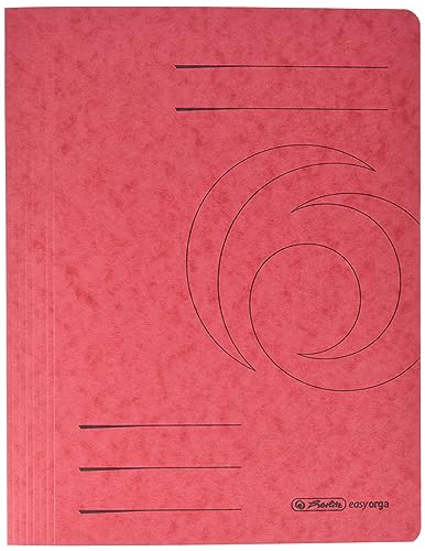 herlitz 11094695 Schnellhefter A4 "Quality", rot, kaufmännische- und Behördenheftung, 10 Stück von Herlitz