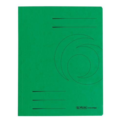 herlitz 11094810 Schnellhefter A4 "Quality", grün, kaufmännische- und Behördenheftung, 10 Stück von Herlitz