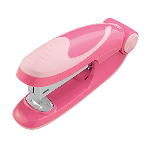 herlitz 50025442 Heftapparat No.24/6, Ergonomie klein, indonesia pink, 1 Stück von Herlitz