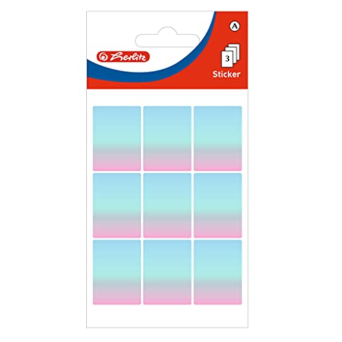 herlitz 50034444 Büroetiketten pastell, Größe: 24 x 35 mm, 10 x 54 Stück von Herlitz