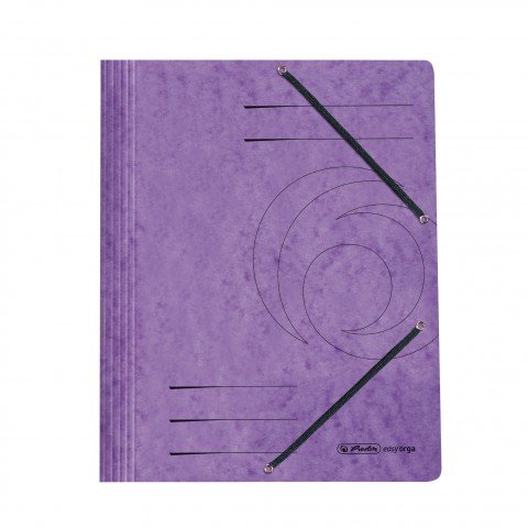 herlitz Eckspannermappe easyorga, DIN A4, violett VE=10 von Herlitz