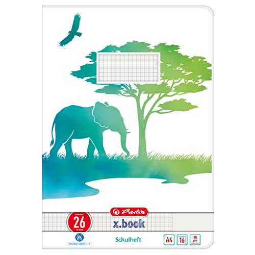 herlitz Hefte A4/16 Lin.26 GREENline Elefant von Herlitz