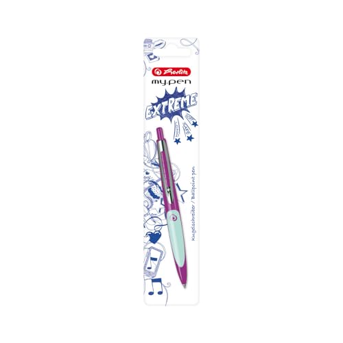 herlitz Kugelschreiber my.pen lila/minze, 1 Stück von Herlitz