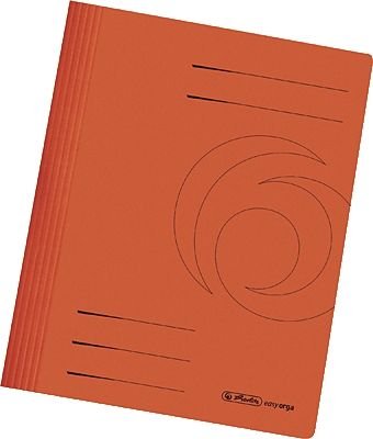 herlitz Schnellhefter easy orga, Manilakarton, orange VE = 1 von Herlitz