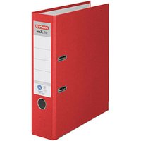 herlitz maX.file nature plus Ordner rot Karton 8,0 cm DIN A4 von Herlitz