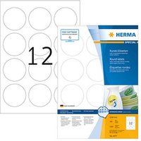 1.200 HERMA Etiketten 4477 weiß 60,0 x 60,0 mm von Herma