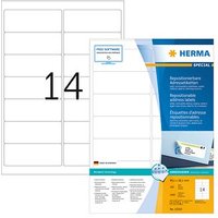 1.400 HERMA Adressetiketten 10310 weiß 99,1 x 38,1 mm von Herma