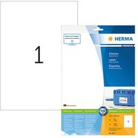 10 HERMA Etiketten 8637 weiß 210,0 x 297,0 mm von Herma