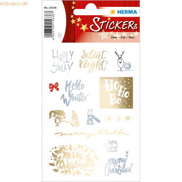 10 x HERMA Creative Sticker Silent Night VE=13 Sticker von Herma