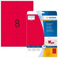 160 HERMA Etiketten 5046 rot 99,1 x 67,7 mm von Herma