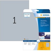 25 HERMA Folienetiketten 4117 silber 210,0 x 297,0 mm von Herma