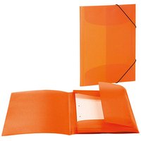 3 HERMA Sammelmappen DIN A4 orange transparent von Herma