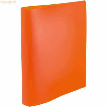 3 x HERMA Ringbuch A4 PP 2 Ringe 25mm Neon orange von Herma